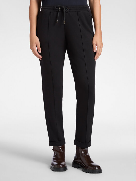 Elena Mirò Elena Mirò Pantaloni di tessuto P054Z000125N033 Nero Slim Fit