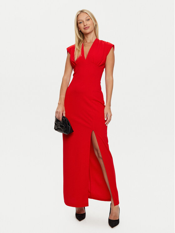 Haveone Haveone Abendkleid AVS-M085 Rot Regular Fit