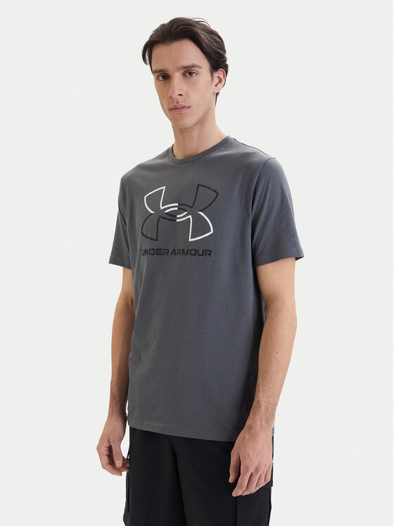 Under Armour Under Armour Póló Ua Gl Foundation Update Ss 1382915 Szürke Loose Fit