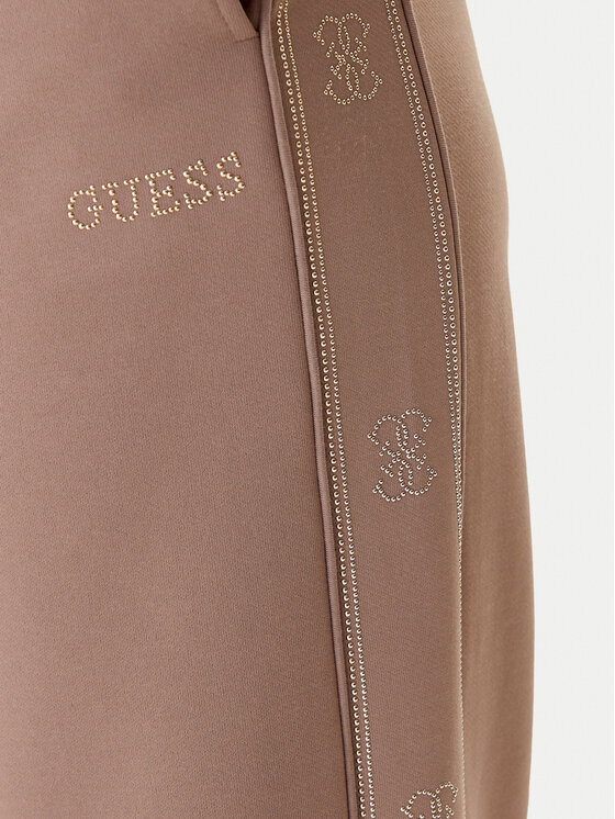 Guess Guess Donji dio trenerke V5BB12 KCX22 Bež Wide Leg