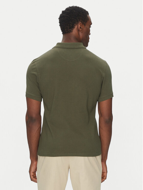 Barbour Barbour Polo Original Sports MML0358OL71 Zelena Tailored Fit