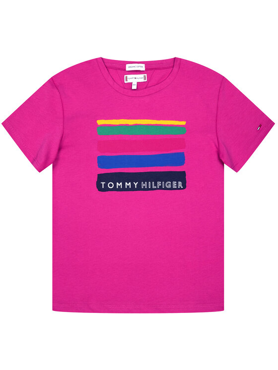 Tommy Hilfiger Tommy Hilfiger T-shirt KG0KG04465 Rosa Regular Fit