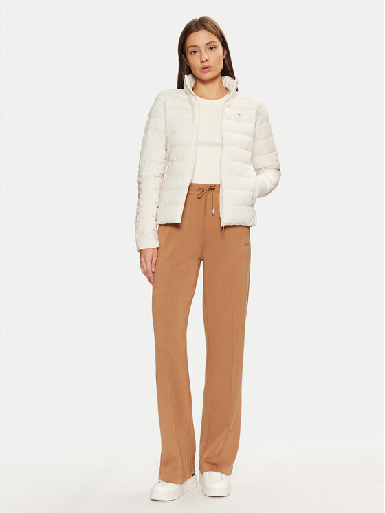 Guess Guess Daunenjacke V4YL04 WF3X0 Écru Regular Fit