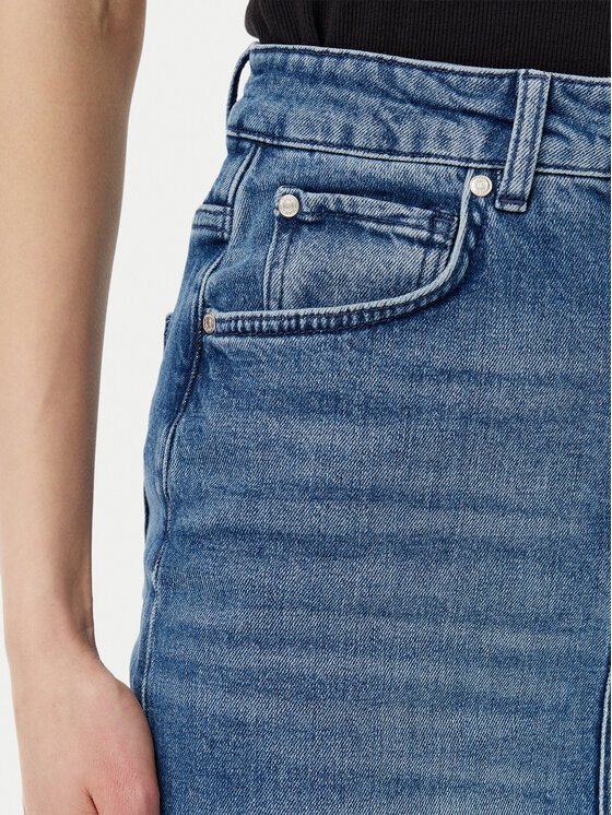 JOOP! JOOP! Džínová sukně 58 JW242DS167 30047184 Modrá Slim Fit