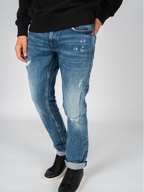 Tommy Hilfiger Tommy Hilfiger Jeansy DM0DM13202 | Scanton Modrá Slim Fit