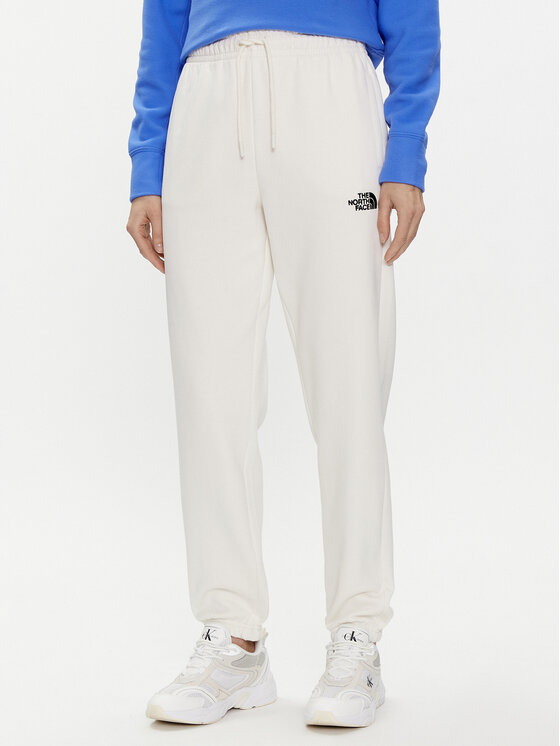 The North Face The North Face Teplákové kalhoty Essential NF0A7ZJF Écru Relaxed Fit