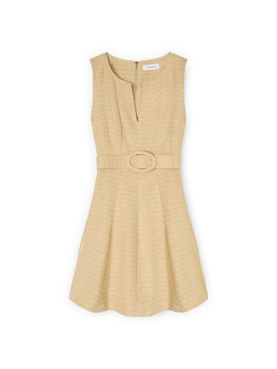 Motivi Motivi Vestito da giorno 7052Q003477N018 Giallo Flared Fit