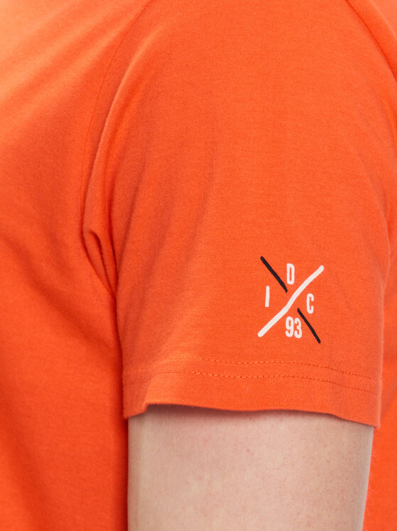 INDICODE INDICODE T-shirt Kato 40-949 Rosso Regular Fit