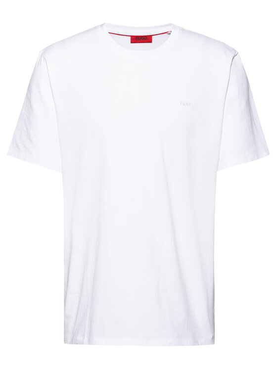 HUGO Hugo T-Shirt Dero211 50442898 Weiß Regular Fit