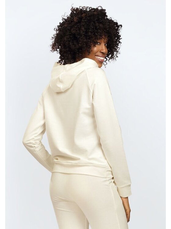 DKaren Sport DKaren Sport Bluza Seattle Écru Slim Fit