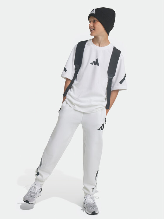 adidas adidas T-Shirt Z.N.E. JJ4144 Λευκό Loose Fit