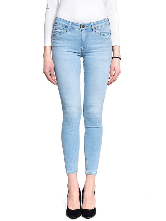Lee Lee Jeansy SCARLETT Niebieski Skinny Fit