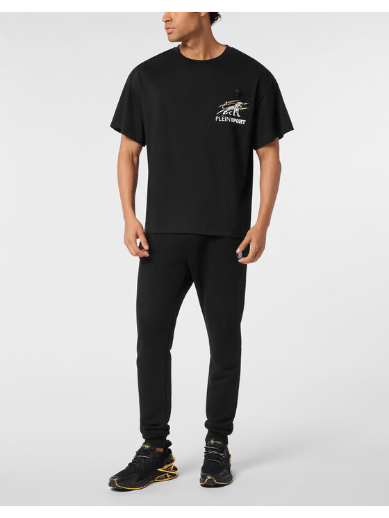 Plein Sport Plein Sport T-Shirt 28485 Czarny Regular Fit