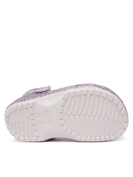 Crocs Crocs Natikači Classic Chunky Glitter Clog T 211940 Vijolična