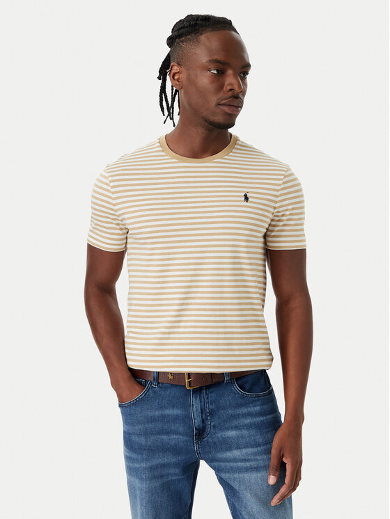 Polo Ralph Lauren Tricou 710956828507 Bej Regular Fit