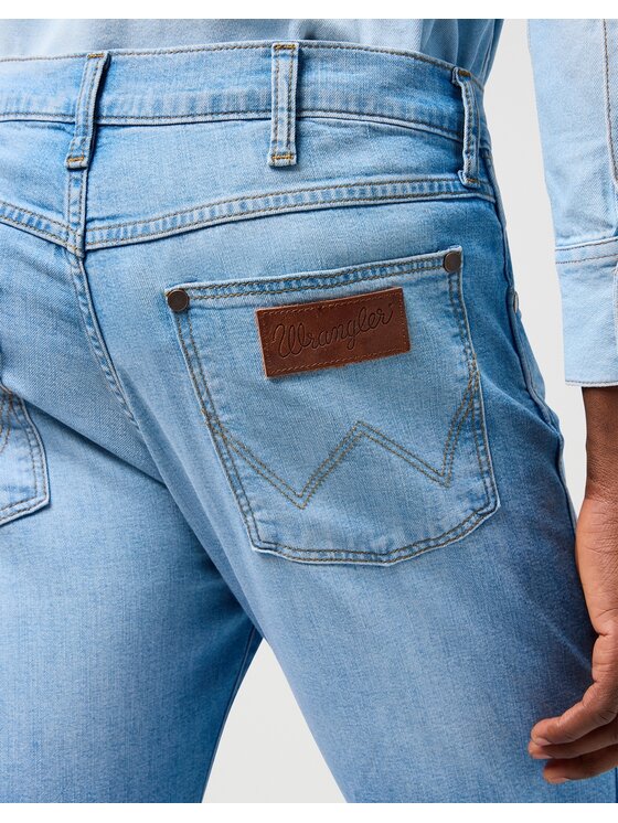 Wrangler Wrangler Jeansy Larston Niebieski Slim Fit