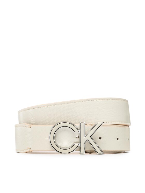 Calvin Klein Curea de Damă Re-Lock Saff Ck 3cm Belt Saff K60K609982 Bej