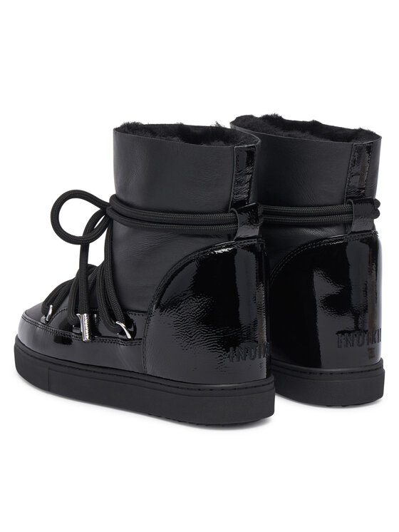 Inuikii Inuikii Lumesaapad Gloss Wedge 1001.004.0052 Must