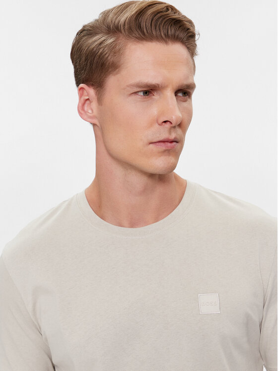 BOSS Boss Majica Tales 50508584 Bež Relaxed Fit