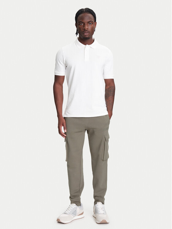 Guess Guess Spodnji del trenirke Z4YB08 KAIJ1 Khaki Regular Fit