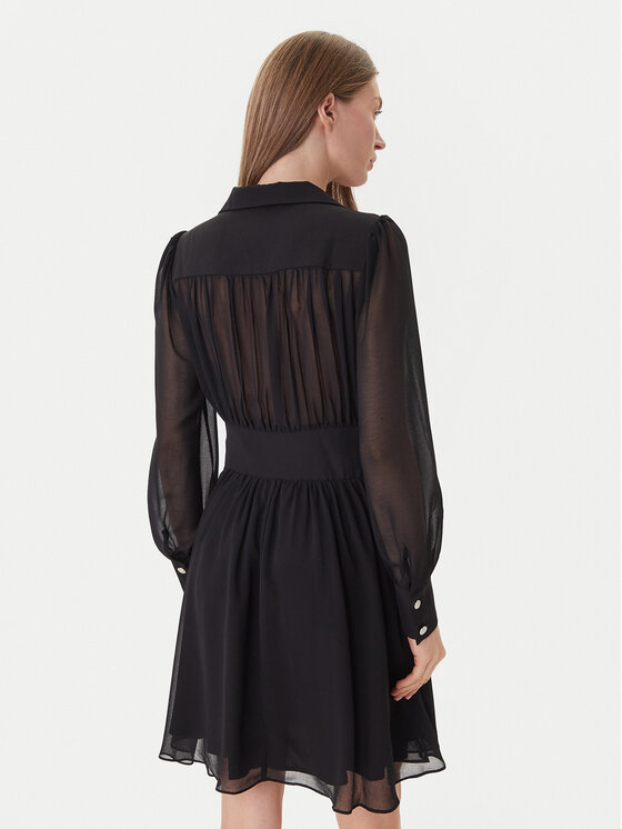 Morgan Morgan Rochie de zi 251-ROPLIS Negru Loose Fit