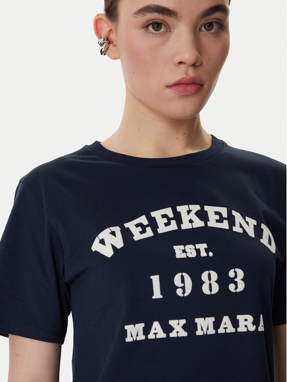 Weekend Max Mara Weekend Max Mara Marškinėliai Tenue 2615971051 Tamsiai mėlyna Regular Fit