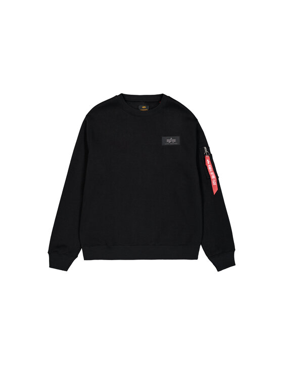 Alpha Industries Alpha Industries Mikina Backprint Sweatshirt Čierna Regular Fit