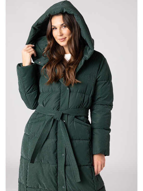QUIOSQUE QUIOSQUE Kabát QUIOSQUE 9VS001945 Zelená Regular Fit