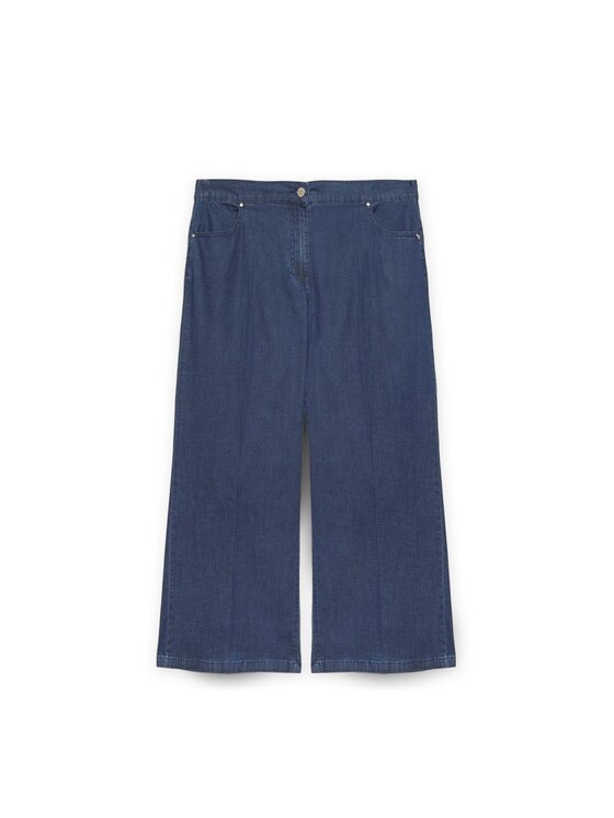 Fiorella Rubino Fiorella Rubino Jeans P579T004830N024 Blu Cropp Fit