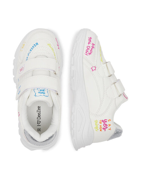 DeeZee DeeZee Sneakersy CEO-AVO-19627-002 Biela