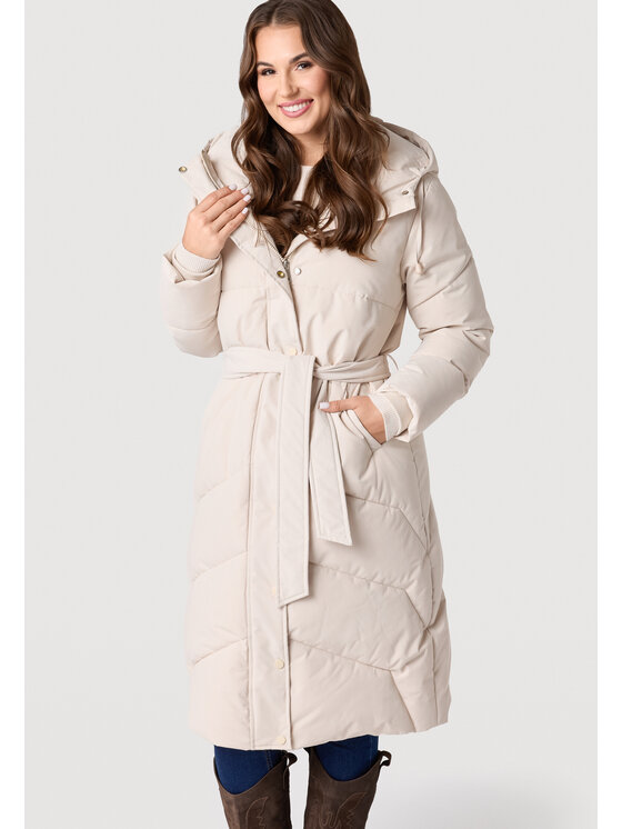 QUIOSQUE QUIOSQUE Kabát QUIOSQUE 9VS011100 Biela Regular Fit