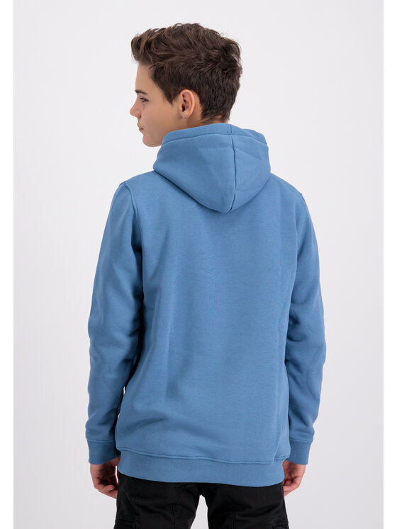 Alpha Industries Alpha Industries Bluza Basic Hoodie Kids Niebieski Regular Fit