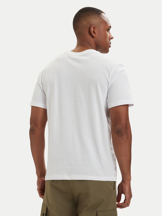 Quiksilver Quiksilver T-Shirt Core Skull EQYZT08176 Bílá Regular Fit