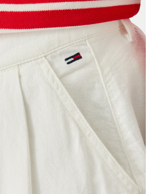Tommy Jeans Tommy Jeans Mini suknja DW0DW22971 Bijela Relaxed Fit