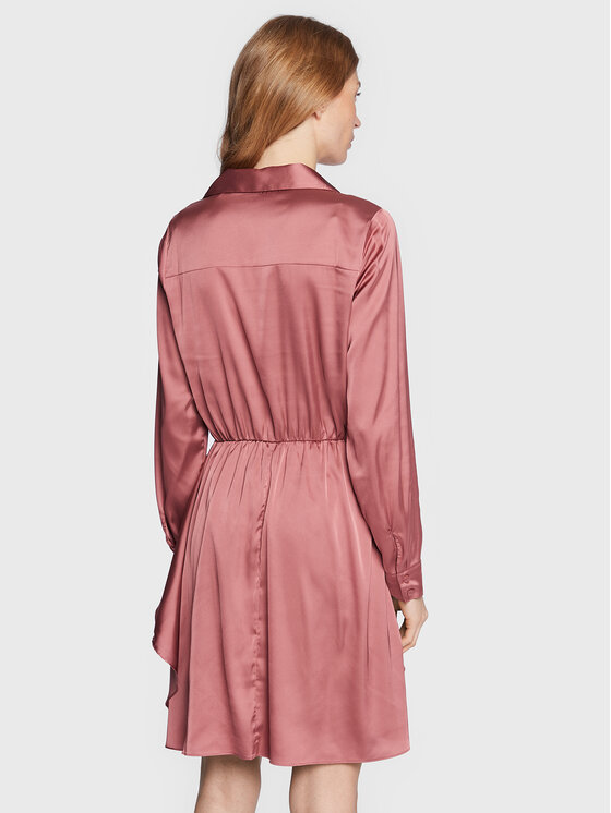 Guess Guess Marškinių tipo suknelė Alya W2BK83 WF1T2 Rožinė Regular Fit
