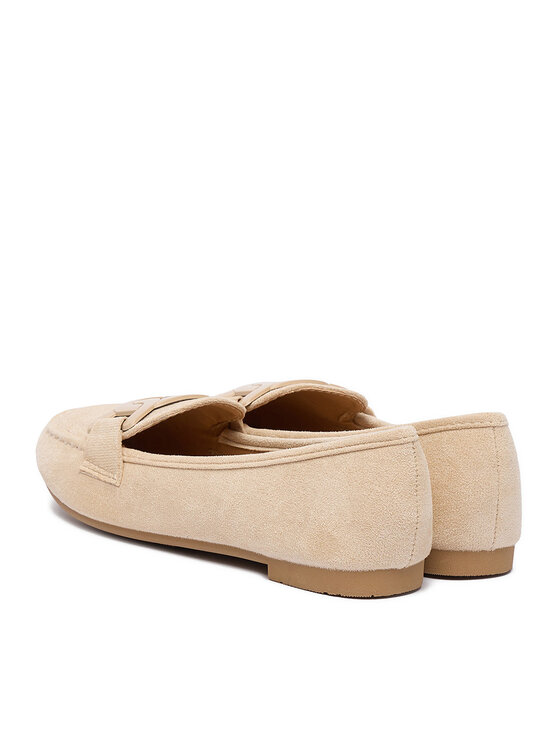 DeeZee DeeZee Mokasyny LE601-41 Beżowy