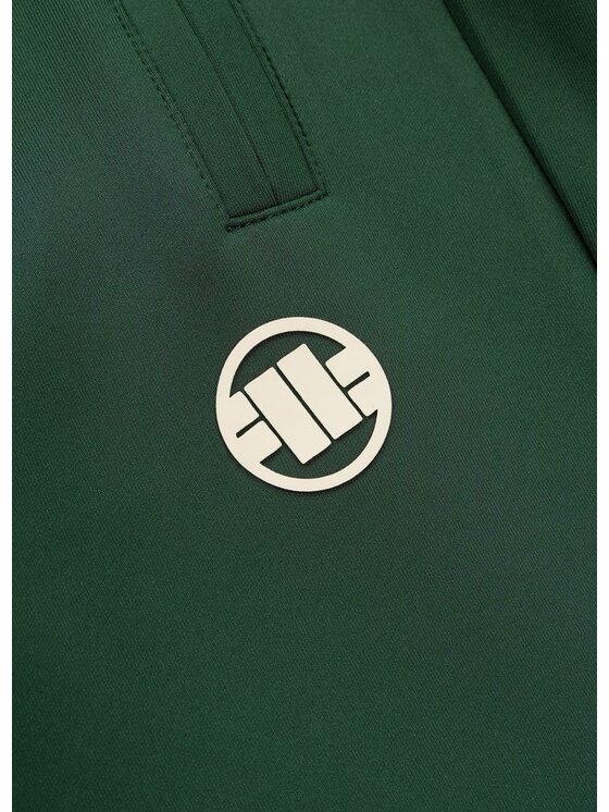 PITBULL PITBULL Spodnie dresowe Oldschool SMALL LOGO Zielony Regular Fit