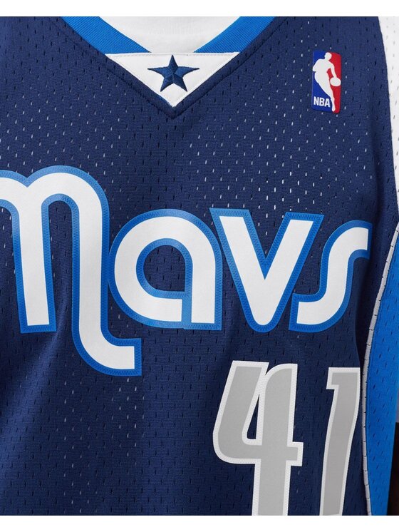 Mitchell & Ness Mitchell & Ness Tank top NBA SWINGMAN DALLAS MAVERICKS DIRK NOWITZKI Modrá Regular Fit