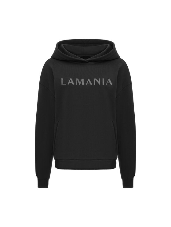 La Mania La Mania Felpa MONOCHROME 3 Nero Classic Fit