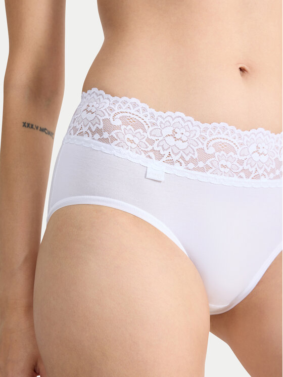 Sloggi Sloggi Culotte classiche Romance 10031896 Bianco