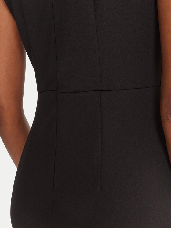 Rinascimento Rinascimento Rochie cocktail CFC0125515003 Negru Slim Fit