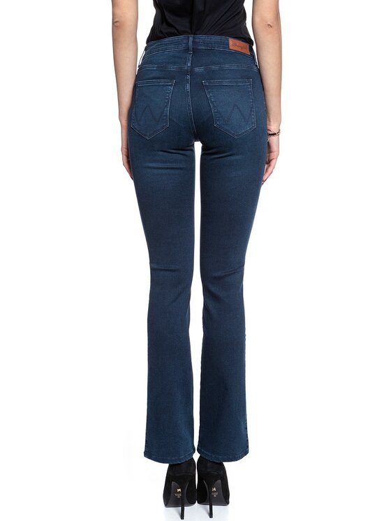 Wrangler Wrangler Jeansy BOOTCUT Niebieski Regular Fit