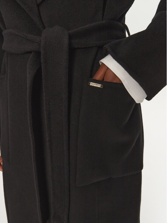 MICHAEL Michael Kors MICHAEL Michael Kors Vuneni kaput 77C5935M22 Crna Regular Fit