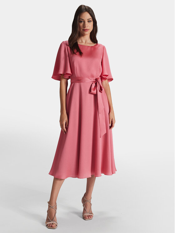 Swing Swing Коктейльна сукня 5AG14500 Рожевий Regular Fit