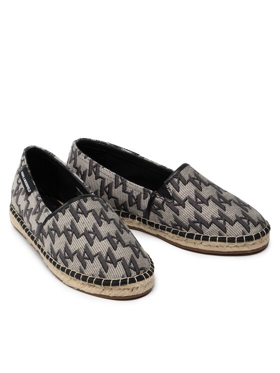 KARL LAGERFELD KARL LAGERFELD Espadryle KL70109 Szary