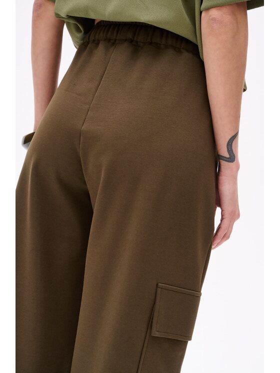 blue shadow blue shadow Spodnie damskie Atlas Khaki Regular Fit