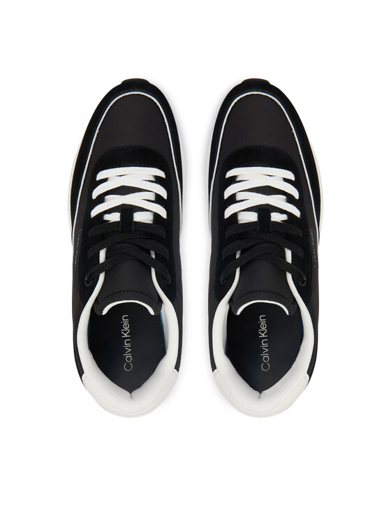 Calvin Klein Calvin Klein Laisvalaikio batai City Runner Laceup Ny Mix HM0HM02144 Juoda