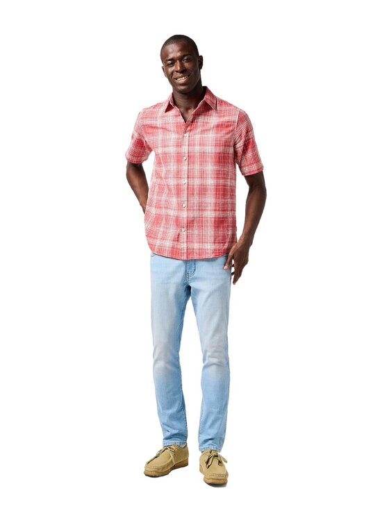 Wrangler Wrangler Koszula 112364053 Czerwony Regular Fit