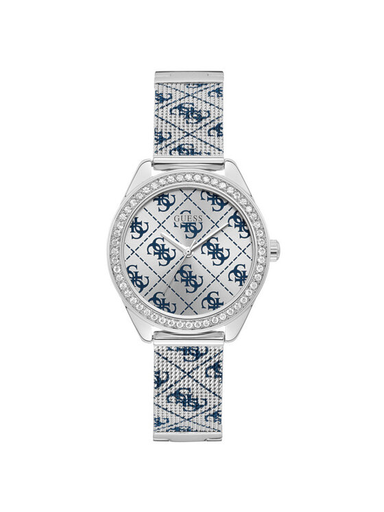 Guess Guess Zegarek W1279L1 Srebrny