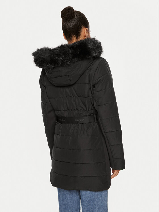 Calvin Klein Calvin Klein Télikabát K20K207726 Fekete Regular Fit